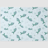 Ontwerp van de Nautische reeks 6 Tissuepapier (Voorkant)