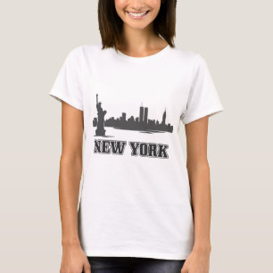  ontwerp van de new york city retro t-shirt