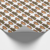  ontwerp van de nieuwe roos cadeaupapier (Hoek)