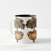  ontwerp van de nieuwe roos tweekleurige koffiemok (Voorkant links)