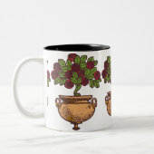  ontwerp van de nieuwe roos tweekleurige koffiemok (Links)