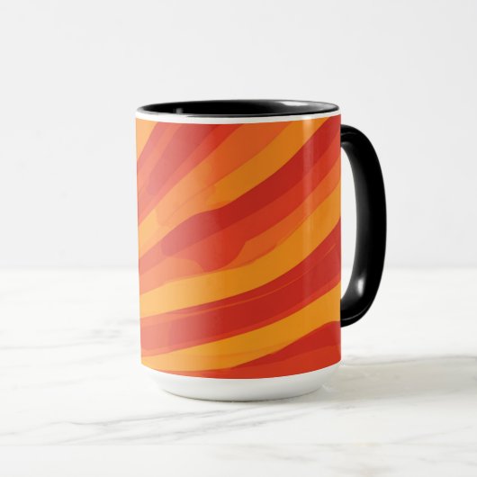 Ontwerp van de ochtendenergie-zonsopgang mok (Voorkant rechts)