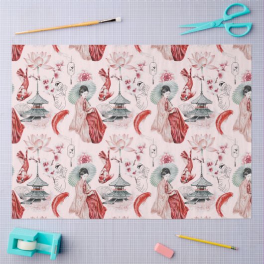 Ontwerp van de Okinawa-reeks 5 Tissuepapier (Craft)