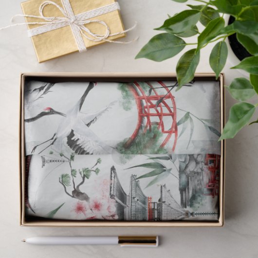 Ontwerp van de Okinawa-reeks 7 Tissuepapier (Geschenk)