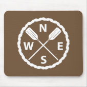 Ontwerp van de Ontdekkingsreiziger van het peddel  Muismat (Voorkant)