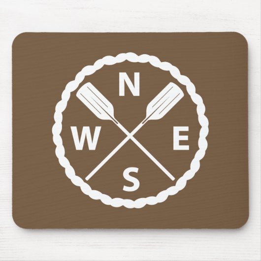 Ontwerp van de Ontdekkingsreiziger van het peddel  Muismat (Voorkant)