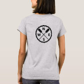 Ontwerp van de Ontdekkingsreiziger van het peddel  T-shirt (Achterkant)