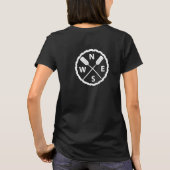 Ontwerp van de Ontdekkingsreiziger van het peddel  T-shirt (Achterkant)