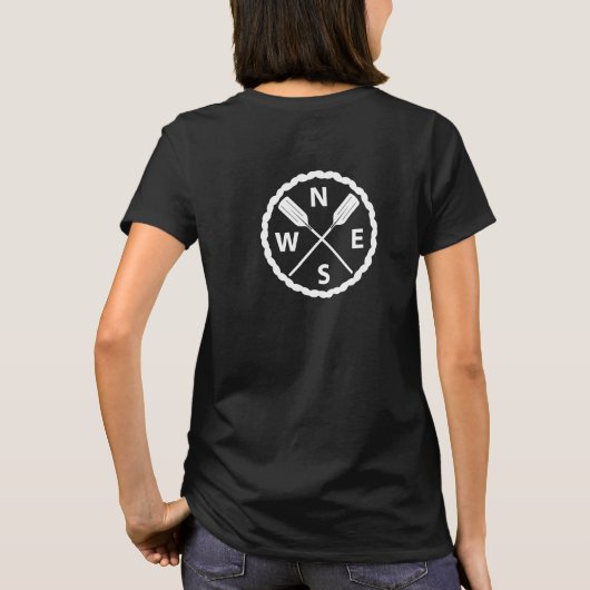 Ontwerp van de Ontdekkingsreiziger van het peddel T-shirt (Achterkant)