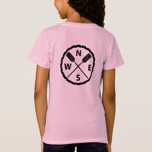 Ontwerp van de Ontdekkingsreiziger van het peddel  T-shirt (Achterkant)