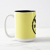 Ontwerp van de Ontdekkingsreiziger van het peddel  Tweekleurige Koffiemok (Links)