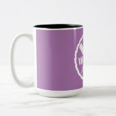 Ontwerp van de Ontdekkingsreiziger van het peddel  Tweekleurige Koffiemok (Links)