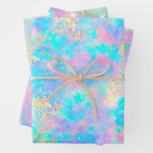 ontwerp van de optische textuur met papiervellen inpakpapier vel (In situ)