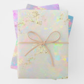 ontwerp van de optische textuur met papiervellen inpakpapier vel (In situ)