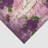 Ontwerp van de Paarse Bee-reeks 4 Tissuepapier (Detail)