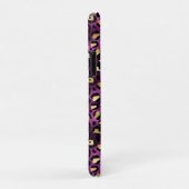 Ontwerp van de Paarse en Gold Leopard-reeks 1 Case-Mate iPhone Case (Achterkant/rechts)