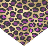 Ontwerp van de Paarse en Gold Leopard-reeks 4 Korte Tafelloper (Hoek)