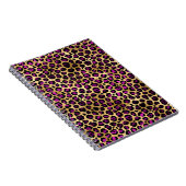 Ontwerp van de Paarse en Gold Leopard-reeks 4 Notitieboek (Rechterzijde)