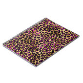 Ontwerp van de Paarse en Gold Leopard-reeks 4 Notitieboek (Linkerzijde)
