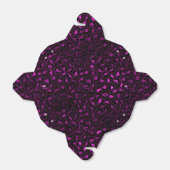 Ontwerp van de Paarse en Gold Leopard-reeks 5 Bedankdoosjes (Uitgevouwen)