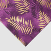 Ontwerp van de Paarse en Gold Leopard-reeks 9 Tissuepapier (Detail)