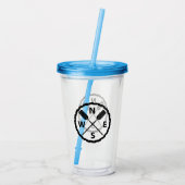 Ontwerp van de pedelverkenner - Acryltrommel Acryl Drinkbeker (Achterkant)