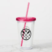 Ontwerp van de pedelverkenner - Acryltrommel Acryl Drinkbeker (Achterkant)