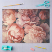 Ontwerp van de Peonies-reeks 2 Tissuepapier (Craft)