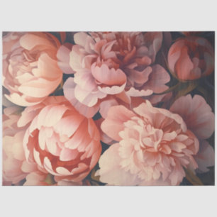 Ontwerp van de Peonies-reeks 2 Tissuepapier