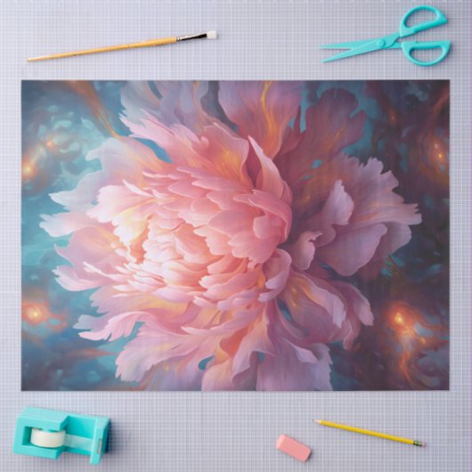 Ontwerp van de Peonies-reeks 8 Tissuepapier (Craft)