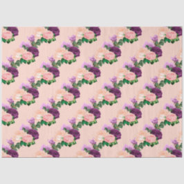 Ontwerp van de Perzik-, Roze- en Lavenderreeks 7 Tissuepapier