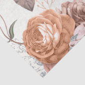 Ontwerp van de perzikFloral-reeks 12 Tissuepapier (Detail)