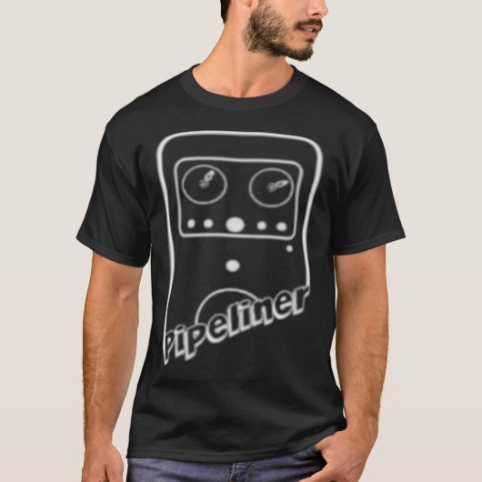 Ontwerp van de pipeliner Silhouette-lasermachine o T-shirt (Voorkant)
