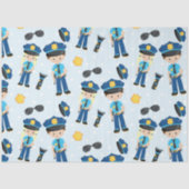 Ontwerp van de politiereeks 4 tissuepapier (Voorkant)