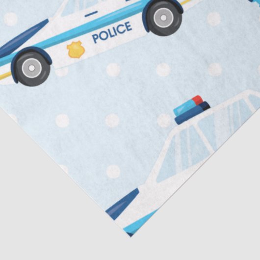 Ontwerp van de politiereeks 7 tissuepapier (Detail)