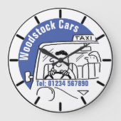 Ontwerp van de privéhire Taxi Cab Grote Klok (Voorkant)