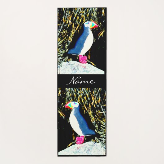 Ontwerp van de puffin Thunder_Cove Yogamat (Achterkant)