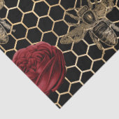 Ontwerp van de Red Rose Bee-reeks 28 Tissuepapier (Detail)