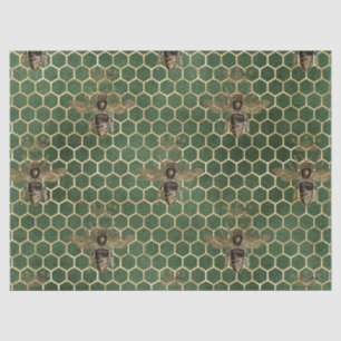 Ontwerp van de Red Rose Bee-reeks 31 Tissuepapier