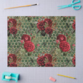 Ontwerp van de Red Rose Bee-reeks 58 Tissuepapier (Craft)