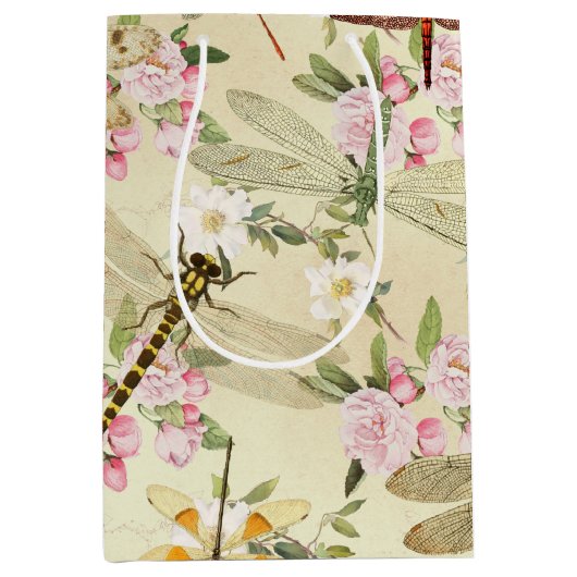  ontwerp van de Reeks Dragonflies 14 Medium Cadeauzakje (Voorkant)