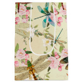  ontwerp van de Reeks Dragonflies 14 Medium Cadeauzakje (Achterkant)