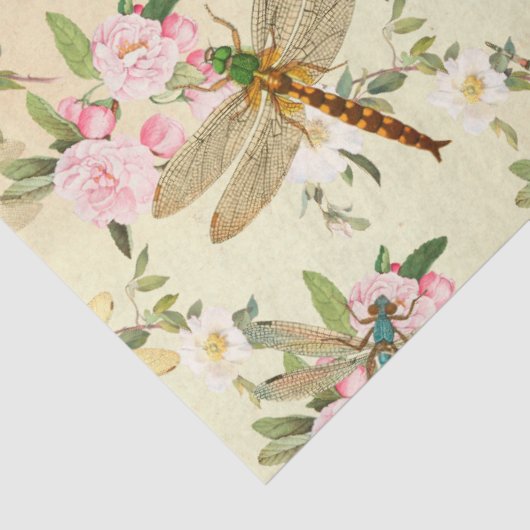  ontwerp van de Reeks Dragonflies 14 Tissuepapier (Detail)