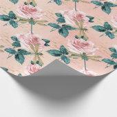 ontwerp van de Reeks Dragonflies 1 Cadeaupapier (Hoek)