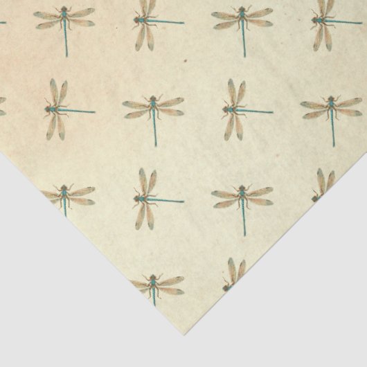  ontwerp van de Reeks Dragonflies 9 Tissuepapier (Detail)