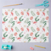 Ontwerp van de Reeks van de Tropische Flamingo 17 Tissuepapier (Craft)