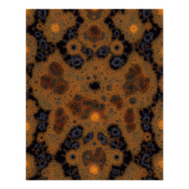 Ontwerp van de regale chocofractal perfect poster