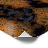 Ontwerp van de regale chocofractal perfect poster (Hoek)