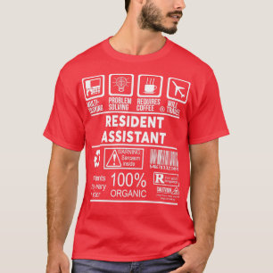 ONTWERP VAN DE RESIDENT ASSISTANT NICE 2017 T-SHIRT