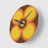ontwerp van de retro - bloem ronde klok (Hoek)